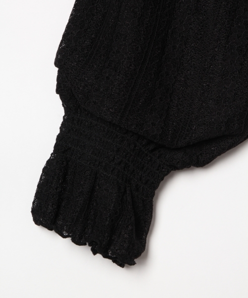 GLOBAL WORK（グローバルワーク）の「【ジュニア】レースハイネックPO長袖/800921（シャツ/ブラウス・キッズ・ホワイト/イエロー/ブラック・LARGE/MEDIUM）」の15枚目の写真