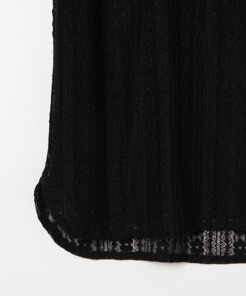 GLOBAL WORK（グローバルワーク）の「【ジュニア】レースハイネックPO長袖/800921（シャツ/ブラウス・キッズ・ホワイト/イエロー/ブラック・LARGE/MEDIUM）」の16枚目の写真