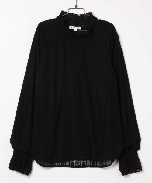 GLOBAL WORK（グローバルワーク）の「【ジュニア】レースハイネックPO長袖/800921（シャツ/ブラウス・キッズ・ホワイト/イエロー/ブラック・LARGE/MEDIUM）」の22枚目の写真