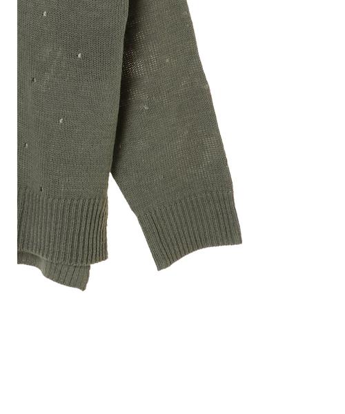 Sevendays Sunday セブンデイズサンデイ のファッション ドット刺繍クルーネックニットプルオーバー ニット セーター ニット セーター セール