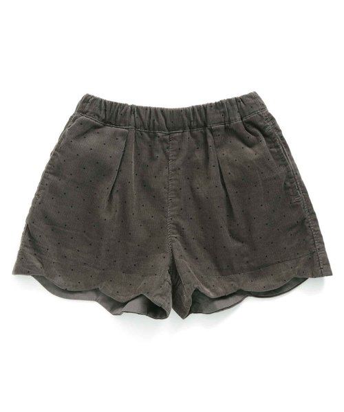 apres les cours（アプレレクール）の「スカラップショートパンツ ショート丈（その他パンツ・キッズ・ネイビー/キャメル/ドット/レンガ・90/100/110/120/80/130/140）」の4枚目の写真
