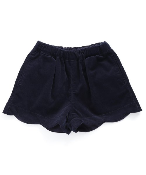 apres les cours（アプレレクール）の「スカラップショートパンツ ショート丈（その他パンツ・キッズ・ネイビー/キャメル/ドット/レンガ・90/100/110/120/80/130/140）」の17枚目の写真