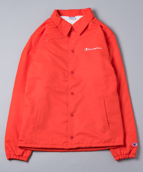 champion coach jacket red