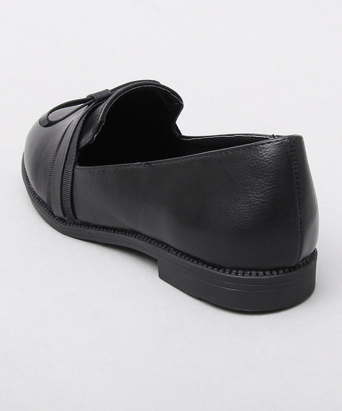 A.M.S.（エーエムエス）の「プレーントゥ リボン オペラパンプス（パンプス・レディース・ブラック/シルバー/ブラック系その他・S/M/L/XL）」の5枚目の写真