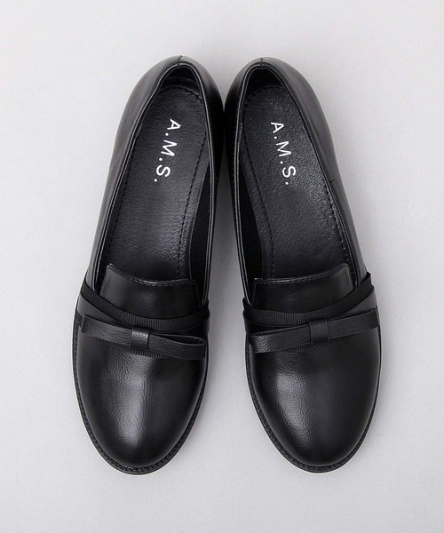 A.M.S.（エーエムエス）の「プレーントゥ リボン オペラパンプス（パンプス・レディース・ブラック/シルバー/ブラック系その他・S/M/L/XL）」の20枚目の写真