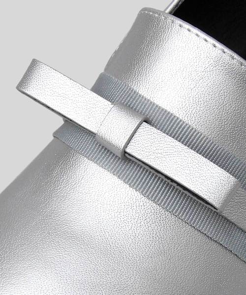 A.M.S.（エーエムエス）の「プレーントゥ リボン オペラパンプス（パンプス・レディース・ブラック/シルバー/ブラック系その他・S/M/L/XL）」の17枚目の写真