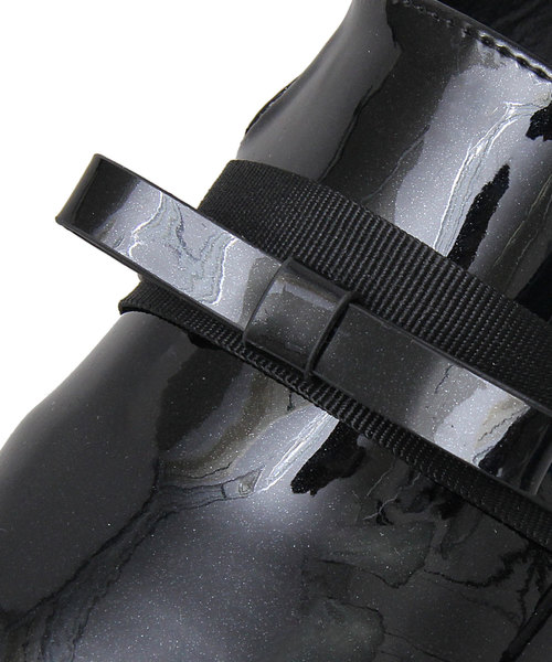 A.M.S.（エーエムエス）の「プレーントゥ リボン オペラパンプス（パンプス・レディース・ブラック/シルバー/ブラック系その他・S/M/L/XL）」の4枚目の写真