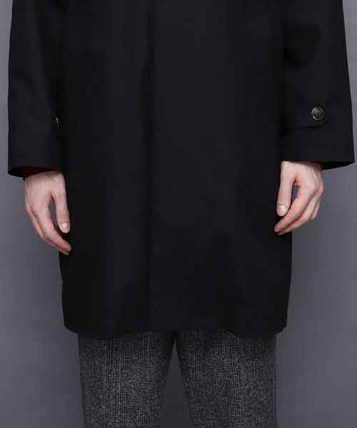 EMMA CLOTHES(エマクローズ)の「全面裏ボアオーバーバルカラーコート(ステンカラーコート・メンズ・ブラック/オリーブ・M/L)」の19枚目の写真