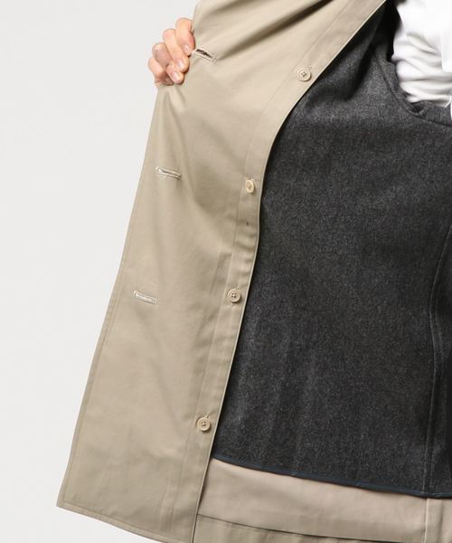 MARGARET HOWELL ギャバジンコート ステンカラー ウールコットン MARGARET HOWELL（マーガレットハウエル）の「PROOFED COTTON