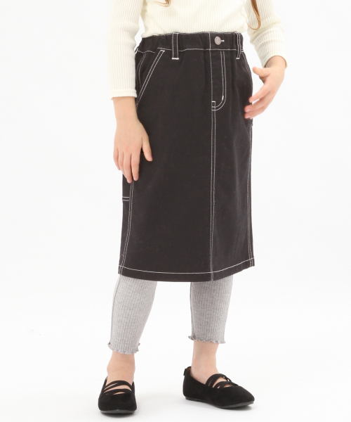 GLOBAL WORK（グローバルワーク）の「【キッズ】カットリブメローレギンス/818600（レギンス/スパッツ・キッズ・ブラック/ブラウン/グレー・SMALL/MEDIUM/LARGE/X-LARGE/XX-LARGE）」の3枚目の写真