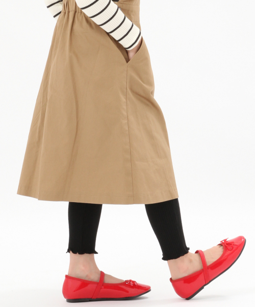 GLOBAL WORK（グローバルワーク）の「【キッズ】カットリブメローレギンス/818600（レギンス/スパッツ・キッズ・ブラック/ブラウン/グレー・SMALL/MEDIUM/LARGE/X-LARGE/XX-LARGE）」の2枚目の写真