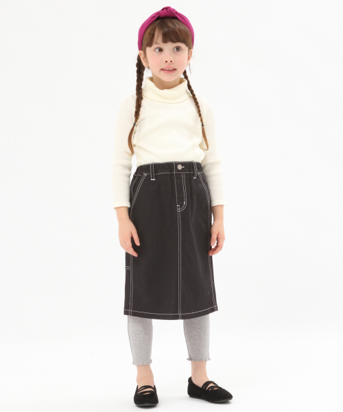 GLOBAL WORK（グローバルワーク）の「【キッズ】カットリブメローレギンス/818600（レギンス/スパッツ・キッズ・ブラック/ブラウン/グレー・SMALL/MEDIUM/LARGE/X-LARGE/XX-LARGE）」の8枚目の写真