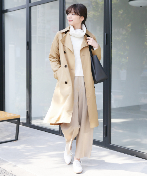 GLOBAL WORK（グローバルワーク）の「洗えるガータータートルプルオーバー/822613（ニット/セーター・レディース・オフホワイト/ホワイト系その他/ベージュ/ブルー/イエロー・MEDIUM/LARGE）」の20枚目の写真