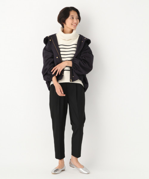 GLOBAL WORK（グローバルワーク）の「洗えるガータータートルプルオーバー/822613（ニット/セーター・レディース・オフホワイト/ホワイト系その他/ベージュ/ブルー/イエロー・MEDIUM/LARGE）」の14枚目の写真