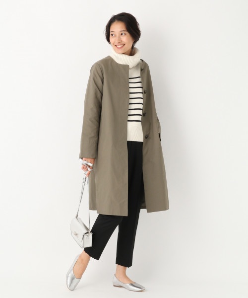 GLOBAL WORK（グローバルワーク）の「洗えるガータータートルプルオーバー/822613（ニット/セーター・レディース・オフホワイト/ホワイト系その他/ベージュ/ブルー/イエロー・MEDIUM/LARGE）」の9枚目の写真