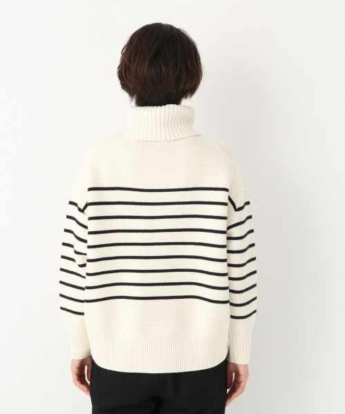 GLOBAL WORK（グローバルワーク）の「洗えるガータータートルプルオーバー/822613（ニット/セーター・レディース・オフホワイト/ホワイト系その他/ベージュ/ブルー/イエロー・MEDIUM/LARGE）」の22枚目の写真