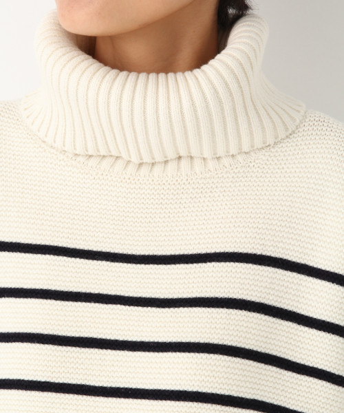 GLOBAL WORK（グローバルワーク）の「洗えるガータータートルプルオーバー/822613（ニット/セーター・レディース・オフホワイト/ホワイト系その他/ベージュ/ブルー/イエロー・MEDIUM/LARGE）」の19枚目の写真