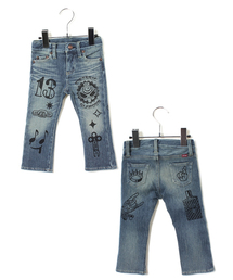 HYSTERIC MINI | BABY DREAMS 13 NEVER EVER デニム(スリムストレート)(デニムパンツ)