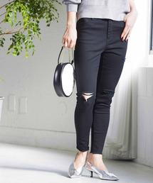 WEGO | WEGO/ハイウエストスラッシュスキニーパンツ(デニムパンツ)