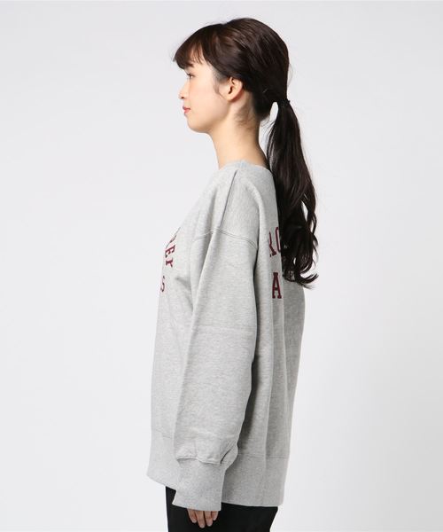 archives（アルシーヴ）の「カレッジロゴオフショルプルオーバー（Tシャツ/カットソー・レディース・ネイビー/グレー/オフホワイト・MEDIUM）」の4枚目の写真