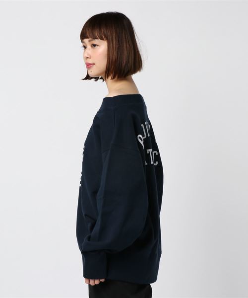 archives（アルシーヴ）の「カレッジロゴオフショルプルオーバー（Tシャツ/カットソー・レディース・ネイビー/グレー/オフホワイト・MEDIUM）」の8枚目の写真