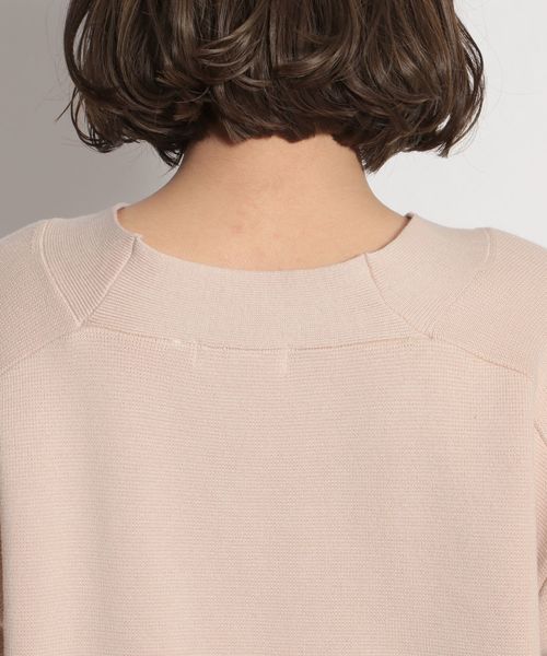 niko and...(ニコアンド)の「ミラノリブ抜き襟Vプルオーバー(ニット/セーター・レディース・ピンク/オレンジ/グリーン/ネイビー/ベージュ・MEDIUM/LARGE)」の18枚目の写真