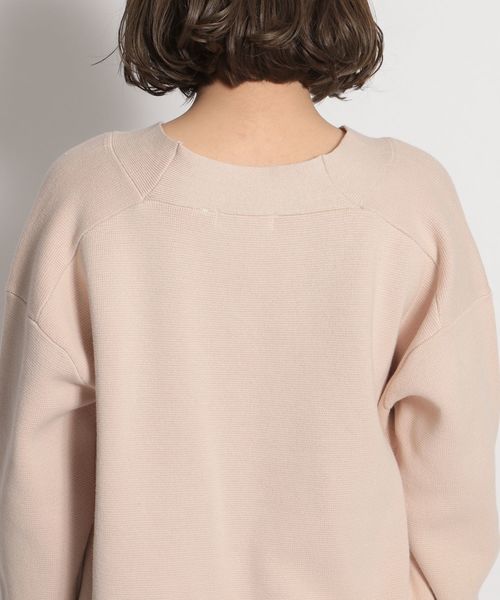 niko and...(ニコアンド)の「ミラノリブ抜き襟Vプルオーバー(ニット/セーター・レディース・ピンク/オレンジ/グリーン/ネイビー/ベージュ・MEDIUM/LARGE)」の19枚目の写真