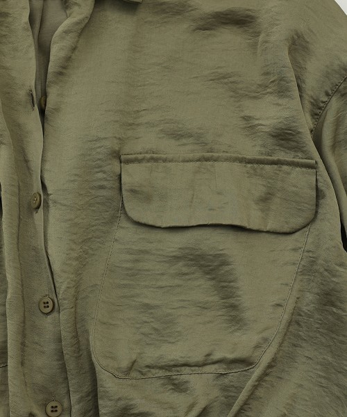 シャツ+ブラウス(長袖+七分) TODAYFUL  Vintage Cropped Shirts TODAYFUL（トゥデイフル）の「TODAYFUL(トゥデイフル) 