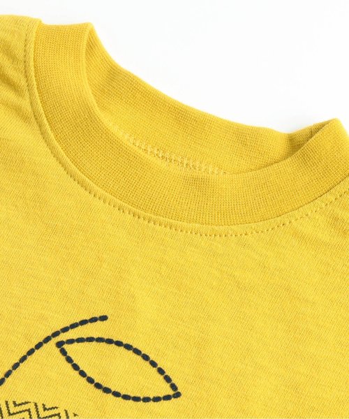 apres les cours(アプレレクール)の「アップルレイヤードTシャツセット(Tシャツ/カットソー・キッズ・オフホワイト/グリーン/マスタード・90/100/110/120/80/130)」の20枚目の写真