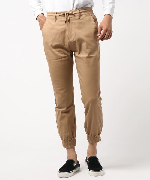 おしゃれスタ（オシャレスタ）の「ストレッチツイルジョガーパンツ(IR) レディース メンズ（その他パンツ・メンズ・ホワイト/ブラック/ベージュ/ネイビー/カーキ/ブルー・S/M/L/XL）」の11枚目の写真