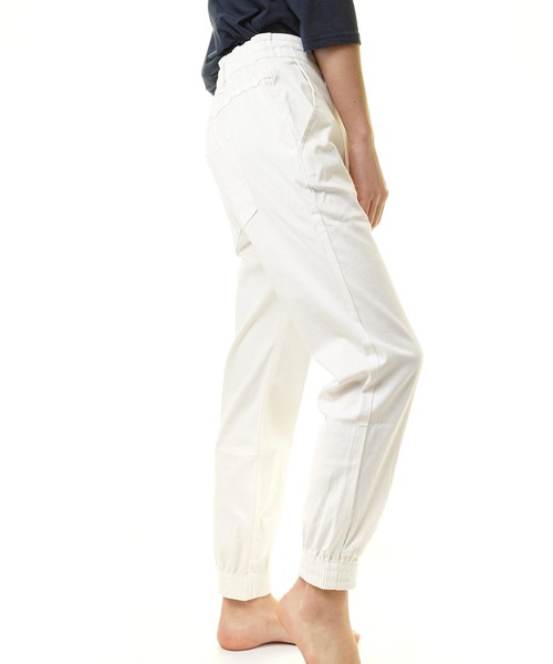 おしゃれスタ（オシャレスタ）の「ストレッチツイルジョガーパンツ(IR) レディース メンズ（その他パンツ・メンズ・ホワイト/ブラック/ベージュ/ネイビー/カーキ/ブルー・S/M/L/XL）」の17枚目の写真