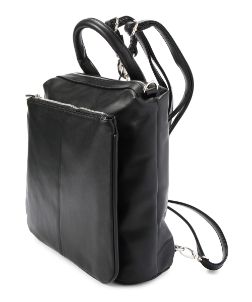 Another Edition（アナザーエディション）の「AE 2Way SQ リュック（バックパック/リュック・レディース・ブラック/ホワイト・フリー）」の12枚目の写真