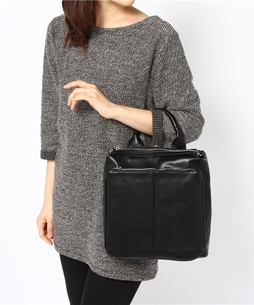 Another Edition（アナザーエディション）の「AE 2Way SQ リュック（バックパック/リュック・レディース・ブラック/ホワイト・フリー）」の14枚目の写真