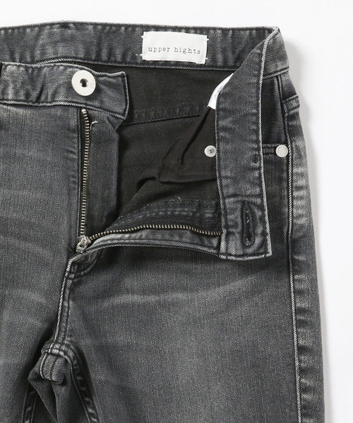 upperhights（アッパーハイツ）の「upper hights / The Twiggy デニムパンツ（デニムパンツ・レディース・ブラック/グレー・23/24/25）」の7枚目の写真