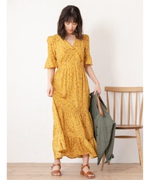 fifth | 小花柄カシュクールロングワンピース(ワンピース)