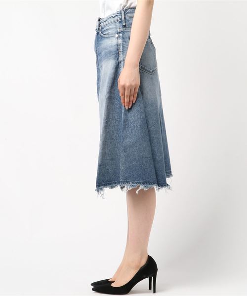（US発）Alice+Olivia マキシ丈 デニムスカート 楽天市場】スカート マキシ丈スカート デニムマキシ フレア A