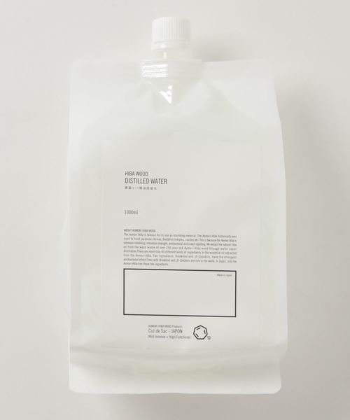 Cul De Sac カルデサック の Cul De Sac Japon カルデサック ジャポン Distilled Water Spray 青森ヒバ蒸留水 1000ml その他雑貨 Wear