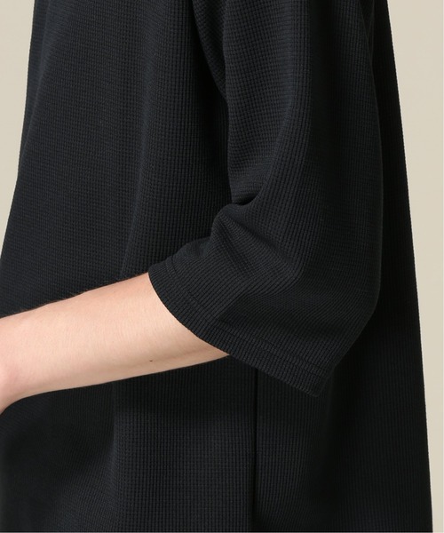 417 EDIFICE(フォーワンセブンエディフィス)の「ポリコットワッフル5STEE(Tシャツ/カットソー・メンズ・ブラック/ホワイト/ベージュ/カーキ・SMALL/MEDIUM/LARGE)」の12枚目の写真