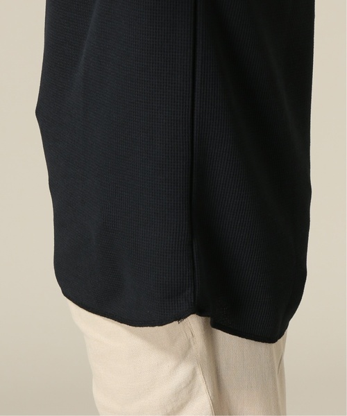 417 EDIFICE(フォーワンセブンエディフィス)の「ポリコットワッフル5STEE(Tシャツ/カットソー・メンズ・ブラック/ホワイト/ベージュ/カーキ・SMALL/MEDIUM/LARGE)」の13枚目の写真