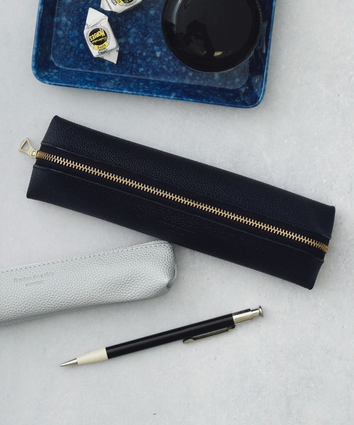 HIGHTIDE（ハイタイド）の「Grains de sable サーブル ファスナーペンケース ポーチ 筆箱（ステーショナリー・レディース・グレー/ネイビー/キャメル・FREE）」の10枚目の写真