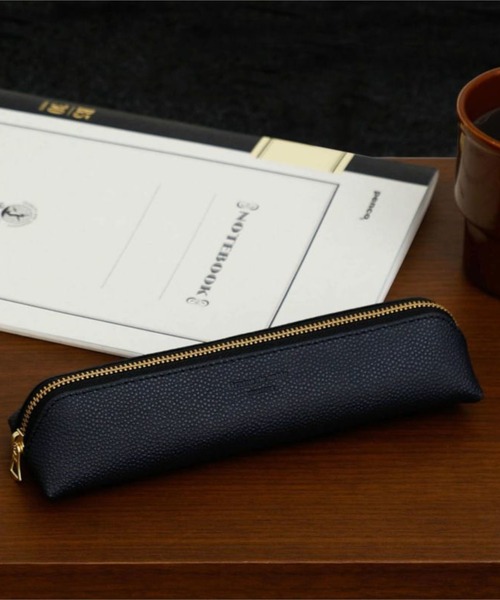 HIGHTIDE（ハイタイド）の「Grains de sable サーブル ファスナーペンケース ポーチ 筆箱（ステーショナリー・レディース・グレー/ネイビー/キャメル・FREE）」の13枚目の写真