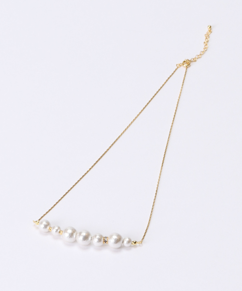 CIAOPANIC TYPY（チャオパニックティピー）の「【WEB限定】10MXコットンパールネックレス（ネックレス・レディース・ホワイト/クリーム・FREE）」の2枚目の写真