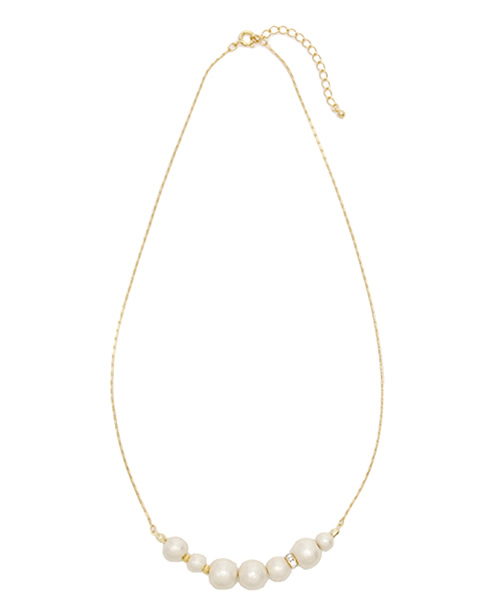 CIAOPANIC TYPY（チャオパニックティピー）の「【WEB限定】10MXコットンパールネックレス（ネックレス・レディース・ホワイト/クリーム・FREE）」の3枚目の写真