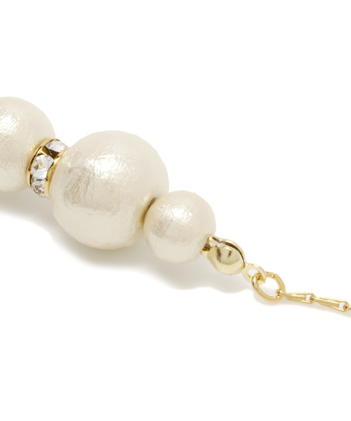 CIAOPANIC TYPY（チャオパニックティピー）の「【WEB限定】10MXコットンパールネックレス（ネックレス・レディース・ホワイト/クリーム・FREE）」の4枚目の写真