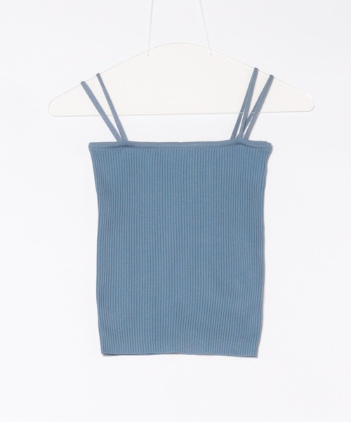 urge：（アージコロン ）の「【URGE：】☆CanCam掲載アイテム☆ レーヨンリブキャミソール（キャミソール・レディース・ブラック/ベージュ/ブラウン/オフホワイト/ピンク/イエロー/ブルー/ライトグリーン・FREE/SMALL/MEDIUM/LARGE）」の19枚目の写真