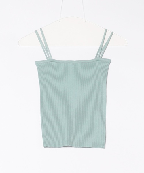 urge：（アージコロン ）の「【URGE：】☆CanCam掲載アイテム☆ レーヨンリブキャミソール（キャミソール・レディース・ブラック/ベージュ/ブラウン/オフホワイト/ピンク/イエロー/ブルー/ライトグリーン・FREE/SMALL/MEDIUM/LARGE）」の13枚目の写真