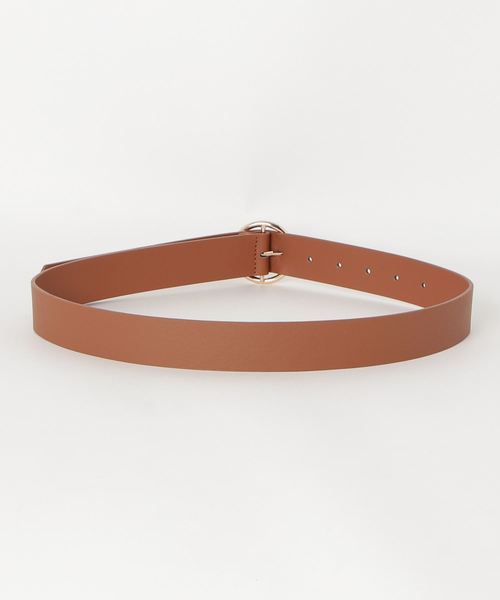 WEGO（ウィゴー）の「WEGO/リングカラーフェイクレザーベルト（ベルト・レディース・ブラック/キャメル・FREE）」の3枚目の写真