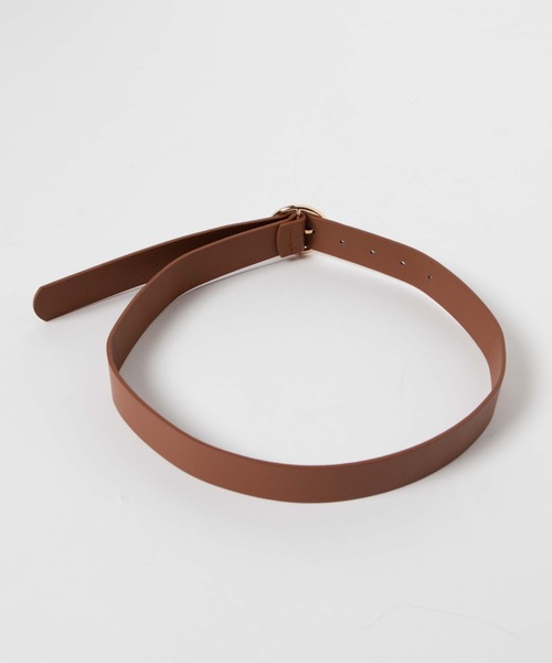 WEGO（ウィゴー）の「WEGO/リングカラーフェイクレザーベルト（ベルト・レディース・ブラック/キャメル・FREE）」の8枚目の写真