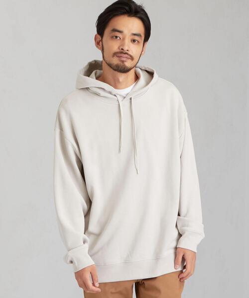 green label relaxing（グリーンレーベルリラクシング）の「SC クリア スウェット フーディー 長袖パーカー（パーカー・メンズ・ライトグレー/ダークブラウン/ダークグリーン・MEDIUM/LARGE/X-LARGE/SMALL）」の2枚目の写真