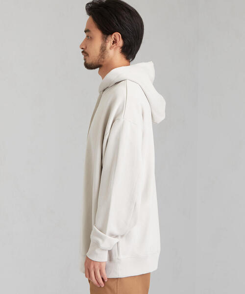 green label relaxing（グリーンレーベルリラクシング）の「SC クリア スウェット フーディー 長袖パーカー（パーカー・メンズ・ライトグレー/ダークブラウン/ダークグリーン・MEDIUM/LARGE/X-LARGE/SMALL）」の8枚目の写真